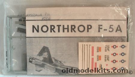 AMT-Hasegawa 1/72 Northrop F-5 Tiger - USAF or South Vietnam - Bagged plastic model kit